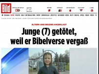 Bild zum Artikel: Eltern und Bruder angeklagt - Junge (7) getötet, weil er Bibelverse vergaß