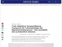 Bild zum Artikel: Trotz objektiver Vergewaltigung Freispruch für Tatverdächtige mit Migrationshintergrund – Vier Justizfälle die nachdenklich stimmen