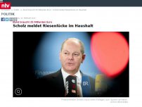 Bild zum Artikel: Bund braucht 25 Milliarden Euro: Scholz meldet Riesenlücke im Haushalt