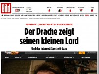 Bild zum Artikel: Rainer W. macht jetzt Pornos - Der Drache zeigt seinen kleinen Lord