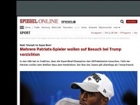 Bild zum Artikel: Nach Triumph im Super Bowl: Patriots-Spieler wollen auf Besuch bei Trump verzichten