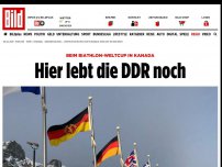 Bild zum Artikel: Beim Biathlon-Weltcup in Kanada - Hier lebt die DDR noch