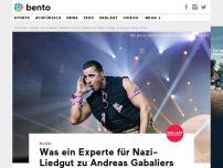 Bild zum Artikel: Was ein Experte für Nazi-Liedgut zu Andreas Gabaliers Texten sagt