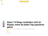 Bild zum Artikel: Diese 10 Dinge verändern sich im Körper, wenn du jeden Tag spazieren gehst