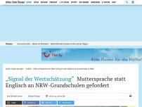 Bild zum Artikel: „Signal der Wertschätzung“: Türkisch statt Englisch an Grundschulen in NRW gefordert