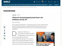 Bild zum Artikel: Türkische Hochzeitsgesellschaft feiert mit Schüssen auf der A3