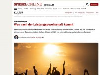 Bild zum Artikel: Zukunftsanalyse: Was nach der Leistungsgesellschaft kommt