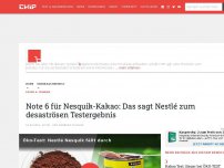 Bild zum Artikel: Beliebtes Kindergetränk verunreinigt: Nestle-Produkt liefert erschreckendes Test-Ergebnis