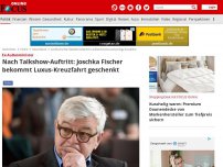 Bild zum Artikel: Joschka Fischer - Kostet sonst bis zu 36.000 Euro: Reederei schenkt Ex-Außenminister Kreuzfahrt