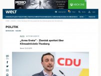 Bild zum Artikel: „Arme Greta“ – Ziemiak spottet über Klimaaktivistin Thunberg