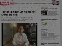 Bild zum Artikel: Vormarsch: Täglich kommen 20 Wiener mit Krätze ins AKH