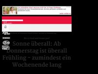 Bild zum Artikel: Knaller-Wochenende steht vor der Tür