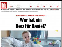 Bild zum Artikel: Bub (1) braucht Spenderorgan - Wer hat ein Herz für Daniel?