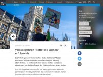 Bild zum Artikel: Volksbegehren 'Rettet die Bienen' offenbar erfolgreich