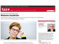 Bild zum Artikel: Kommentar AKK und Flüchtlingspolitik: Madame Gnadenlos