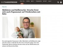 Bild zum Artikel: Skifahren und Ballbesuche: Strache freut sich nach Papamonat auf Wiedersehen mit Baby