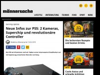 Bild zum Artikel: Neue Infos zur PS5: 2 Kameras, Superchip und revolutionäre Controller | Männersache