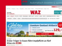 Bild zum Artikel: Gesundheit: Erster Träger in Essen führt Impfpflicht an fünf Kitas ein