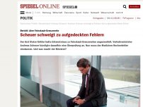 Bild zum Artikel: Lungenarzt Köhler: Scheuer schweigt zu aufgedeckten Fehlern