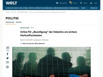 Bild zum Artikel: Grüne für „Beerdigung“ der Debatte um sichere Herkunftsstaaten