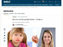 Bild zum Artikel: Kita nur noch für geimpfte Kinder – richtig so!