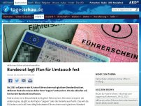 Bild zum Artikel: Bundesrat legt Plan für Umtausch für alte Führerscheine fest