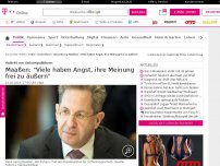 Bild zum Artikel: Hans-Georg Maaßen: 'Viele haben Angst,  ihre Meinung frei zu äußern'