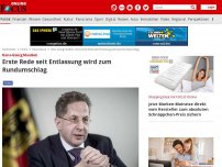 Bild zum Artikel: Hans-Georg Maaßen - Erste Rede seit Entlassung wird zum Rundumschlag