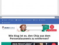 Bild zum Artikel: Wie klug ist es, den Chip aus dem Personalausweis zu entfernen?