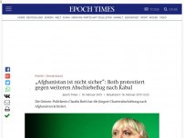 Bild zum Artikel: „Afghanistan ist nicht sicher“: Roth protestiert gegen weiteren Abschiebeflug nach Kabul