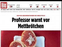 Bild zum Artikel: Hepatitis E - Professor warnt vor Mettbrötchen