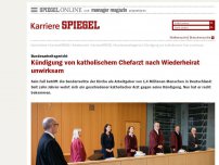 Bild zum Artikel: Bundesarbeitsgericht: Kündigung von katholischem Chefarzt nach Wiederheirat unwirksam