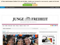 Bild zum Artikel: Afrikanistik-Professorin warnt vor „rassistischen Verkleidungen“