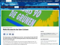 Bild zum Artikel: Grüne verzeichnen Rekord-Mitgliederzuwachs