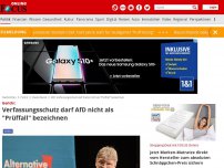 Bild zum Artikel: Gericht - Verfassungsschutz darf AfD nicht als 'Prüffall' bezeichnen