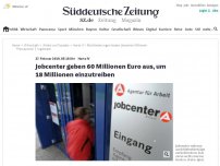 Bild zum Artikel: Hartz IV - Rückforderungen kosten Jobcenter Millionen