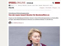 Bild zum Artikel: Vorbereitung auf Untersuchungsausschuss: Von der Leyen heuert Berater für Berateraffäre an