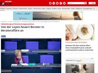 Bild zum Artikel: Vorbereitung auf Untersuchungsausschuss - Von der Leyen heuert Berater in Berateraffäre an