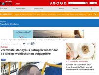 Bild zum Artikel: Ratingen - Mandy (14) kam von der Schule nicht nach Hause - Eltern bitten Bevölkerung um Hilfe