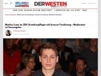 Bild zum Artikel: Markus Lanz im ZDF: Krankenpfleger mit krasser Forderung – Moderator ist fassunglos