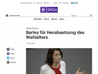 Bild zum Artikel: Klima-Proteste von Schülern - Ministerin Barley für Herabsetzung des Wahlalters