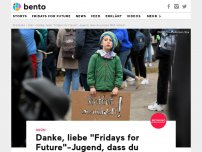 Bild zum Artikel: Danke, liebe 'Fridays for Future'-Jugend, dass du unsere Welt rettest!