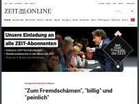 Bild zum Artikel: Fastnachtsauftritt: 'Zum Fremdschämen', 'billig' und 'peinlich'