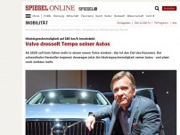 Bild zum Artikel: Höchstgeschwindigkeit auf 180 km/h beschränkt: Volvo drosselt Tempo seiner Autos