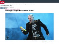 Bild zum Artikel: Leblos in Wohnung entdeckt: Prodigy-Sänger Keith Flint ist tot