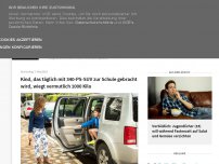 Bild zum Artikel: Kind, das täglich mit 340-PS-SUV zur Schule gebracht wird, wiegt vermutlich 1000 Kilo