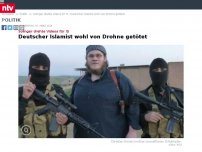 Bild zum Artikel: Solinger drehte Videos für IS: Deutscher Islamist wohl von Drohne getötet