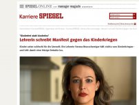 Bild zum Artikel: 'Kinderfrei statt kinderlos': Lehrerin schreibt Manifest gegen das Kinder-Kriegen