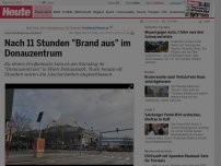 Bild zum Artikel: Donaustadt: Großeinsatz in Wien, das 'Donauzentrum' brennt