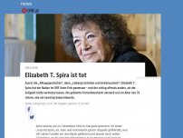 Bild zum Artikel: Elizabeth T. Spira ist tot